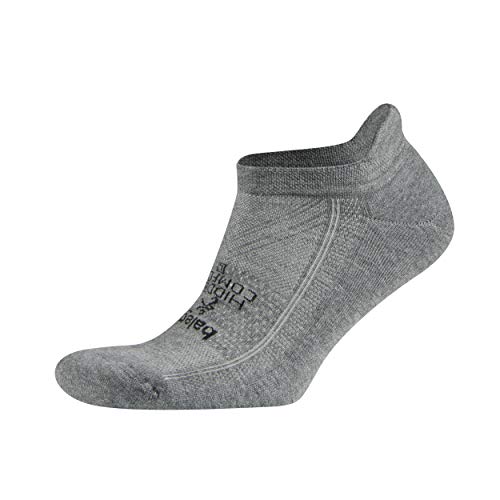 Balega Hidden Comfort Performance No Show Athletic Running Socks for Men and Women (1 Pair), Charcoal, Large