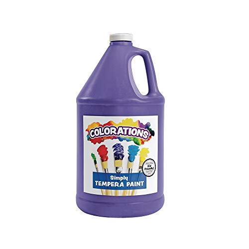 Colorations Tempera Paint, Gallon Size, Violet, Non Toxic, Vibrant, Bold, Kids Paint, Craft, Hobby, Fun, Art Supplies (Item # GSTVI)