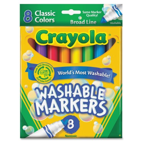 8 ct. Crayola Broad Line Washable Markers