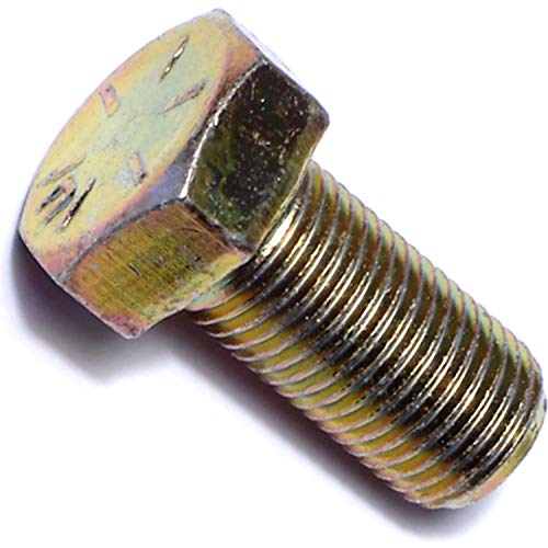 Hard-to-Find Fastener 014973253745 Grade 8 Fine Hex Cap Screws, 1_2-20 x 1, Piece-4 , yellow