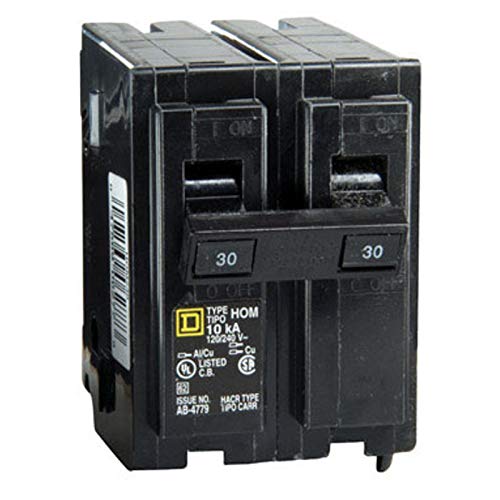 Square D HOM230 Circuit Breaker 1_pkg 30A 120_240V 2P 10kAIC