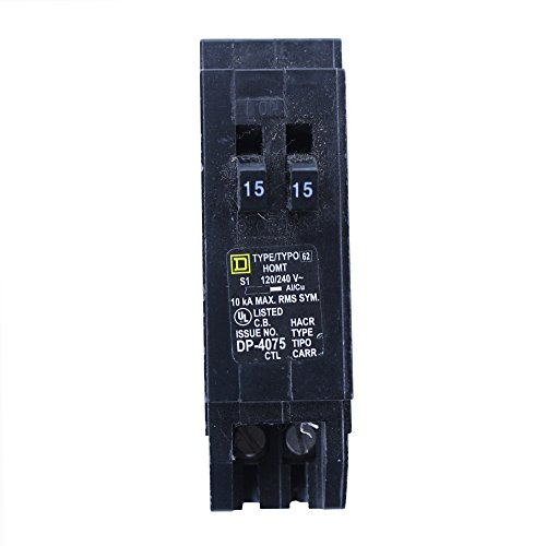 SQUARE D HOMT1515 Type HOMT HOMELINE 1P 15 AMP Tandem Duplex Circuit Breaker