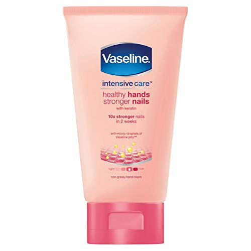 Vaseline Healthy Hands and Stronger Nails Hand Cream 75ml Pack of 3