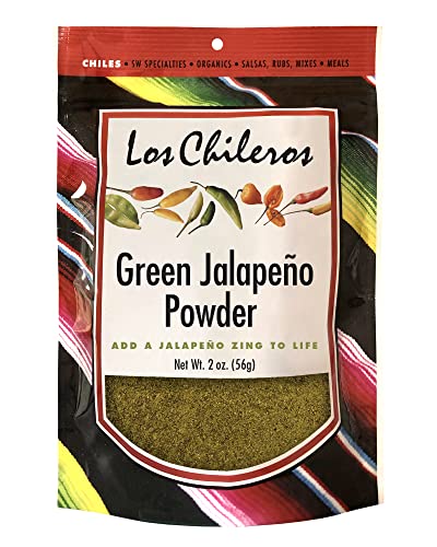 Los Chileros Green Jalapeno Powder, 2 Ounce