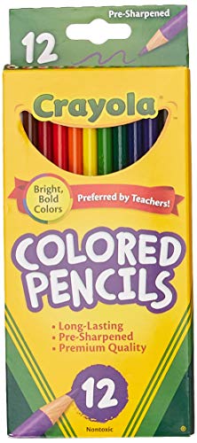 Crayola 68-4012 Colored Pencils, 12-Count, Pack of 2, Colors may vary