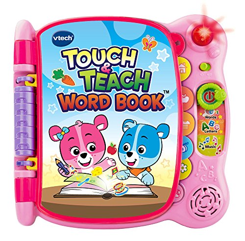 VTech Touch and Teach Word Book Amazon Exclusive, Pink