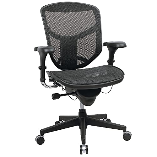 WorkPro® Quantum 9000 Series Ergonomic Mid-Back Mesh_Mesh Chair, Black