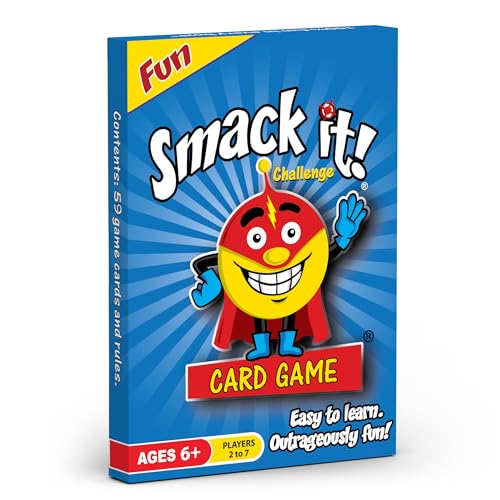 Arizona GameCo Smack it! Card Game for Kids & Families – Fun and Easy to Learn for Boy or Girl Ages 6-12