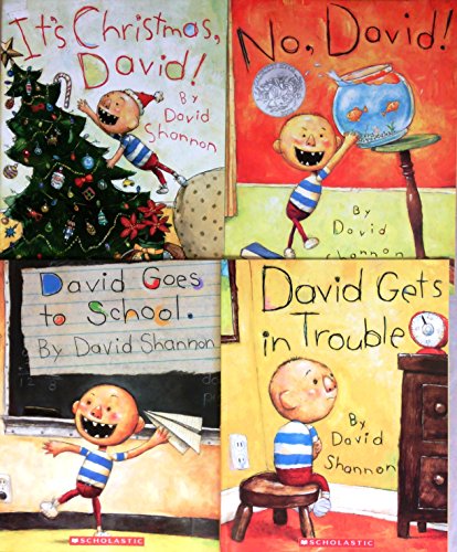 David Shannon Set Pack of 4 Books, It