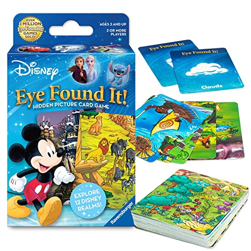 Ravensburger World of Disney Eye Found It Card Game for Boys & Girls Ages 3 and Up - A Fun Family Game You