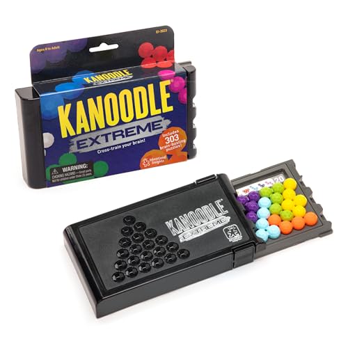 Educational Insights Kanoodle Extreme Puzzle Game, Brain Teaser Puzzle Challenge Game, Easter Basket Stuffer, Gift for Ages 8+