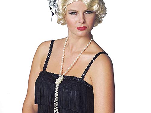 Classic Faux Pearl Necklace, 62" (1 Count) - Luxurious Style Accessory, Perfect for Fashion-Forward Ladies