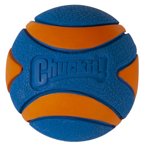 Chuckit Ultra Squeaker Ball Dog Toy, Large (3 Inch) 1 Pack, for Large Breeds