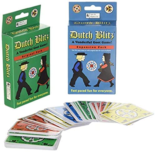 Dutch Blitz: Original and Expansion Combo, Fast Paced Card Game, Fun for Everyone, Great Family Game, Combine Packs to Play With up to 8 Players, For Ages 8 and Up