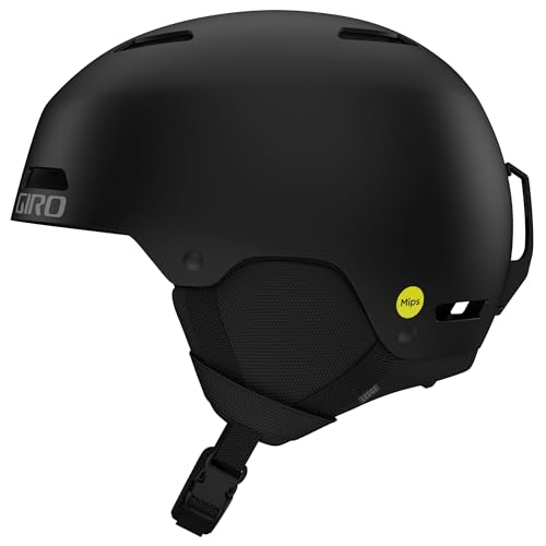 Giro Ledge MIPS Ski Helmet - Snowboard Helmet for Men, Women & Youth - Matte Black - Size S (52-55.5 cm)