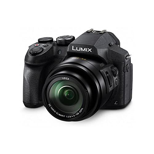 Panasonic LUMIX FZ300 Long Zoom Digital Camera Features 12.1 Megapixel, 1_2.3-Inch Sensor, 4K Video, WiFi, Splash & Dustproof Camera Body, LEICA DC 24X F2.8 Zoom Lens - DMC-FZ300K - (Black) USA