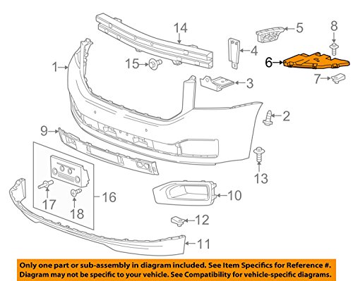 GM 22936428 FILLER ASM-FRT BPR OTR FRT