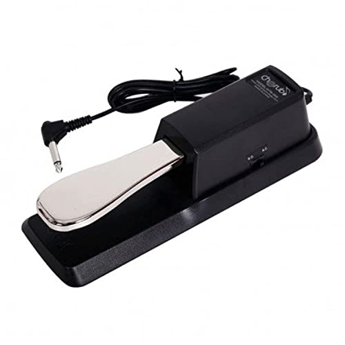 Cherub WTB-005 Sustain Pedal for all Electronic Keyboards & Digital Pianos (Black)