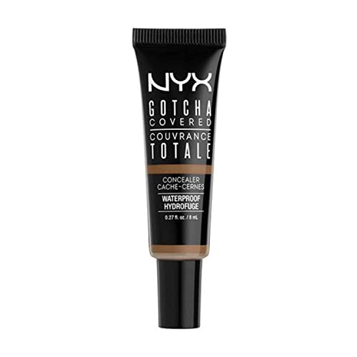 NYX Professional Makeup Gotcha Covered Concealer, GCC10 Ebony, 0.27 Fluid Ounce