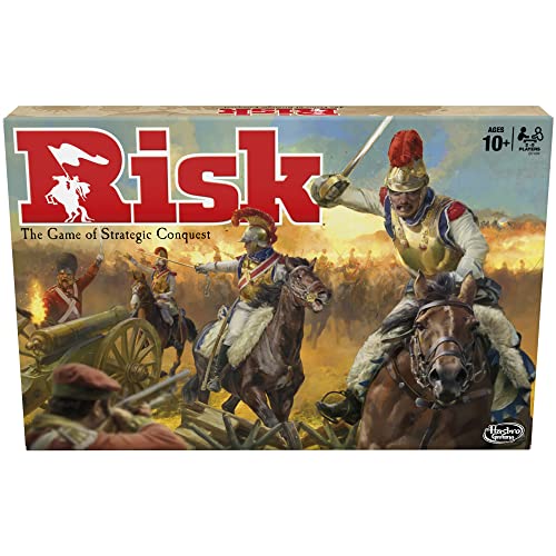 Risk Board Game, Strategy Games for 2-5 Players, Strategy Board Games for Teens, Adults, and Family, War Games, Ages 10 and Up