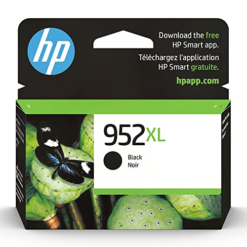 HP 952XL Black High-yield Ink Cartridge | Works with OfficeJet 8702, OfficeJet Pro 7720, 7740, 8210, 8710, 8720, 8730, 8740 Series | Eligible for Instant Ink | F6U19AN