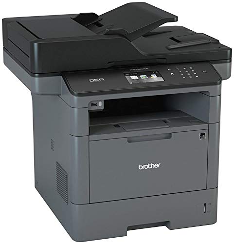 Brother Monochrome Laser Printer, Multifunction Printer and Copier, DCP-L5650DN, Flexible Network Connectivity, Duplex Print & Copy & Scan, Mobile Device Printing, Amazon Dash Replenishment Ready