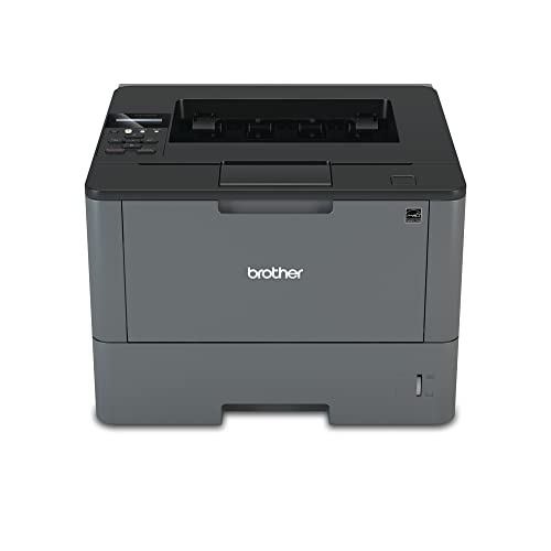 Brother Monochrome Laser Printer, HL-L5200DW, Wireless Networking, Mobile Printing, Duplex Printing, Amazon Dash Replenishment Ready