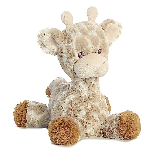 Ebba™ Snuggly Loppy Giraffe™ Loppy Baby Stuffed Animal - Comforting Companion - Imaginative Play - Brown 11 Inches