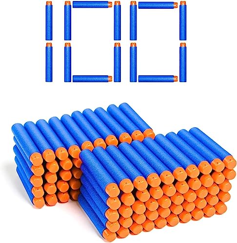 Little Valentine 100-Dart Bullets Refill Pack for Nerf N-Strike Elite 2.0 Series – Compatible with All Elite Blasters Blue