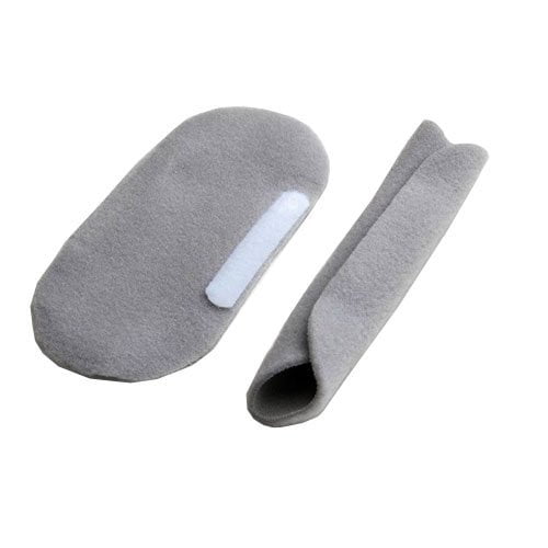 Respironics DreamWear Fabric Wraps, Gray, 1 Pair (Pack of 1)