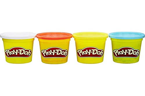 Play-Doh B6508 4 Pack Classic Colors, 16 oz, Small