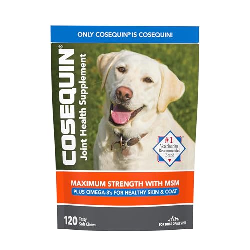 Cosequin Joint Health Supplement for Dogs - With Glucosamine, Chondroitin, MSM, and Omega-3