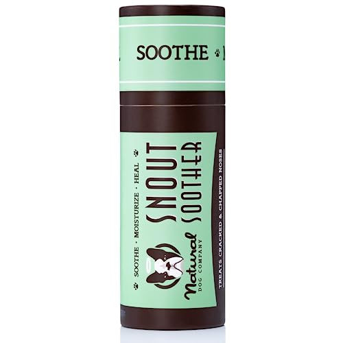 Natural Dog Company Snout Soother Dog Nose Balm for Paws, 2 oz. Stick, Moisturizes & Soothes Dry Cracked Noses, Plant Based Cream…