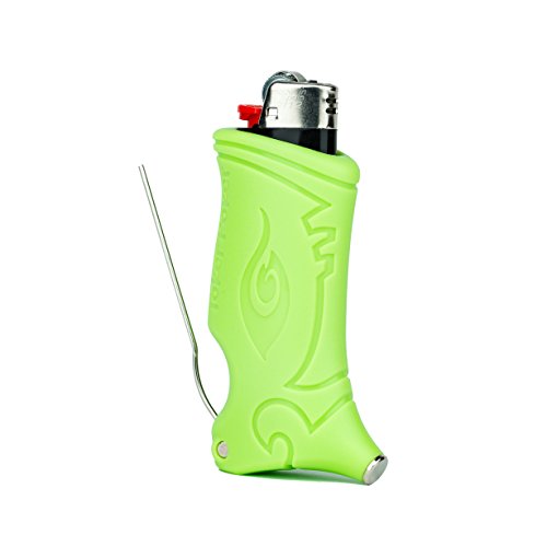 Toker Poker Lighter Case - Lime Green