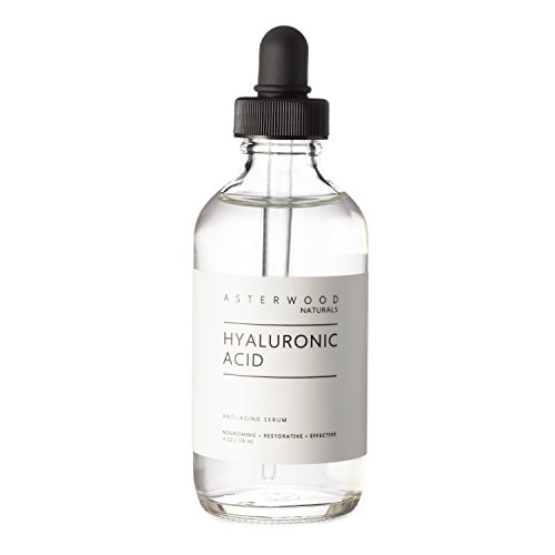 Asterwood Pure Hyaluronic Acid Serum for Face - Plumping, Anti-Aging & Hydrating - Fragrance-Free, Pairs Well with Vitamin C Face Serum & Hylunaric Acid Moisturizer, 118ml_4 oz