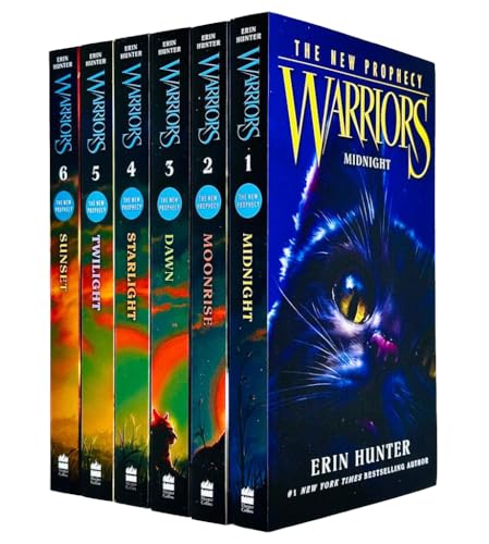 Warrior Cats Series 2: The New Prophecy by Erin Hunter 6 Books Set (Midnight, Moonrise, Dawn, Starlight, Twilight, Sunset) by Erin Hunter (2012-06-06)