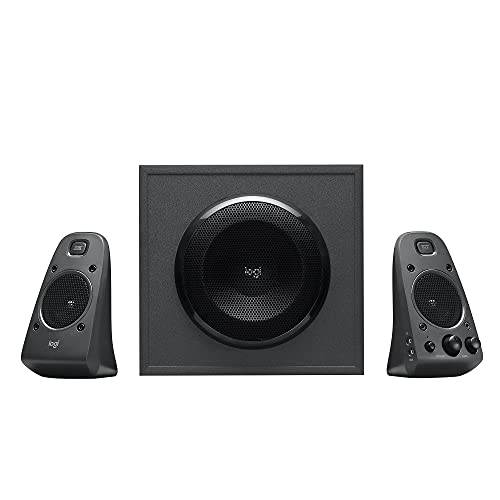 Logitech Z625 Powerful THX® Certified 2.1 Speaker System with Optical Input, black