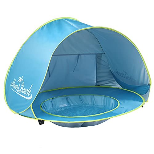 Monobeach Baby Beach Tent Pop Up Portable Shade Pool UV Protection Sun Shelter for Infant