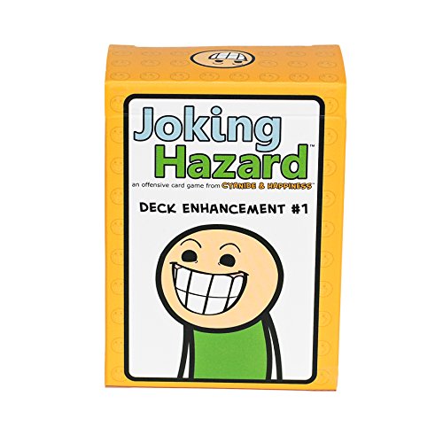 Deck Enhancement #1 - The first expansion of Joking Hazard Comic Building Card - Party Game by Cyanide and Happiness for 3-10 players , Orange, Medium