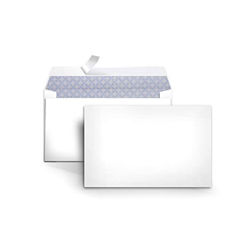 Amazon Basics #6 3_4 Security-Tinted Envelopes with Peel and Seal, 300-Pack, White