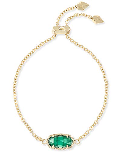 Kendra Scott Elaina Link Chain Bracelet for Women, Dainty Fashion Jewelry, 14k Gold-Plated Brass, Cat