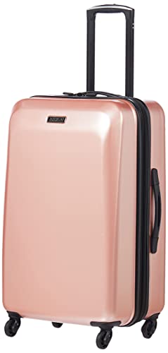 American Tourister Moonlight Hardside Expandable Luggage with Spinner Wheels, Rose Gold, Carry-On 21-Inch