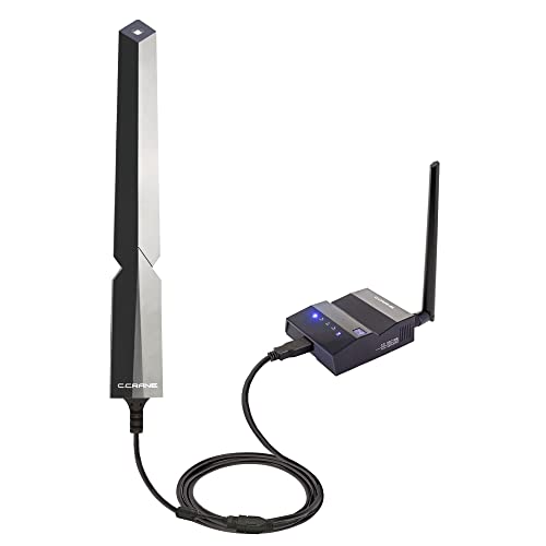 CC Vector Long Range WiFi Receiver System – Repeats to All WiFi Devices at a Distant Location. Boost Coverage to Garage, Garden, Upstairs, Back Rooms, and More; 2.4 GHz