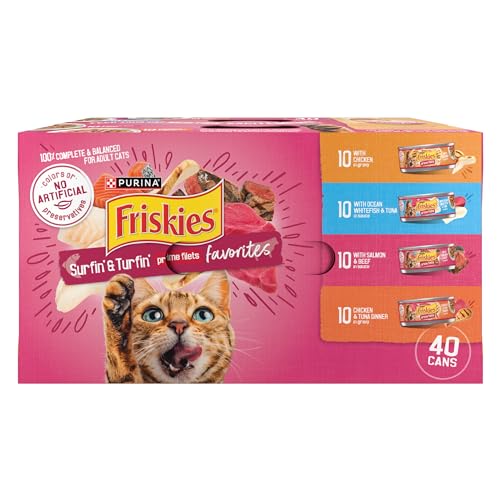 Purina Friskies Wet Cat Food Variety Pack, Surfin