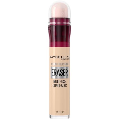 Maybelline Instant Age Rewind Eraser Dark Circles Treatment Multi-Use Concealer, 100, 1 Count (Packaging May Vary)