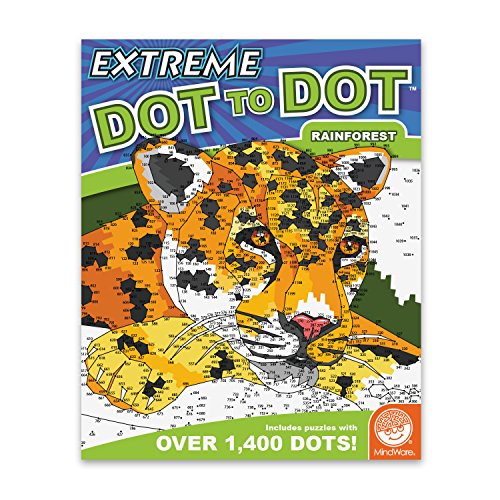 MindWare Extreme Dot to Dot Coloring: Rainforest