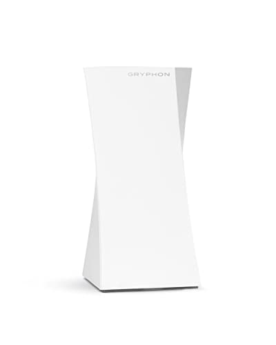 Gryphon Tower Super-Fast Mesh WiFi Router – Advanced Firewall Security, Parental Controls, and Content Filters – Tri-Band 3 Gbps, 3000 sq. ft. Full Home Coverage per Mesh Router