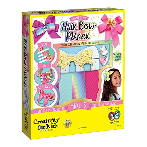 Creativity for Kids Designed by You Hair Bow Maker - Create 5 Hair Accessories