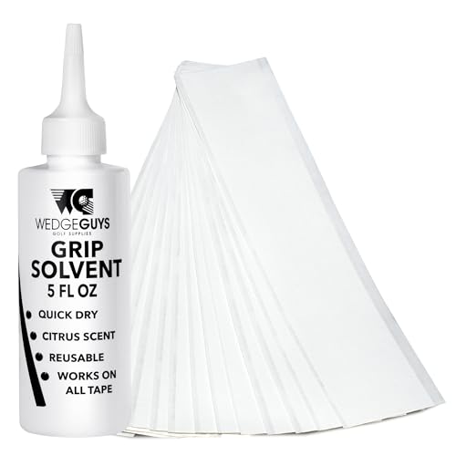 Wedge Guys Golf Grip Kits for Regripping Golf Clubs - Professional Quality - Options Include Hook Blade, 15 or 30 Grip Tape Strips, 5 or 8 oz Grip Solvent & Rubber Vise Clamp