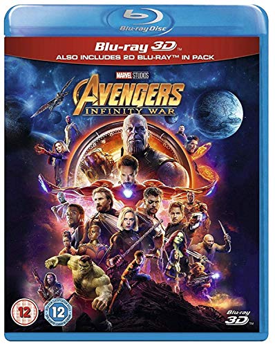 Avengers Infinity War [Blu-ray 3D] [2018] [Region Free] [3D Blu-ray]